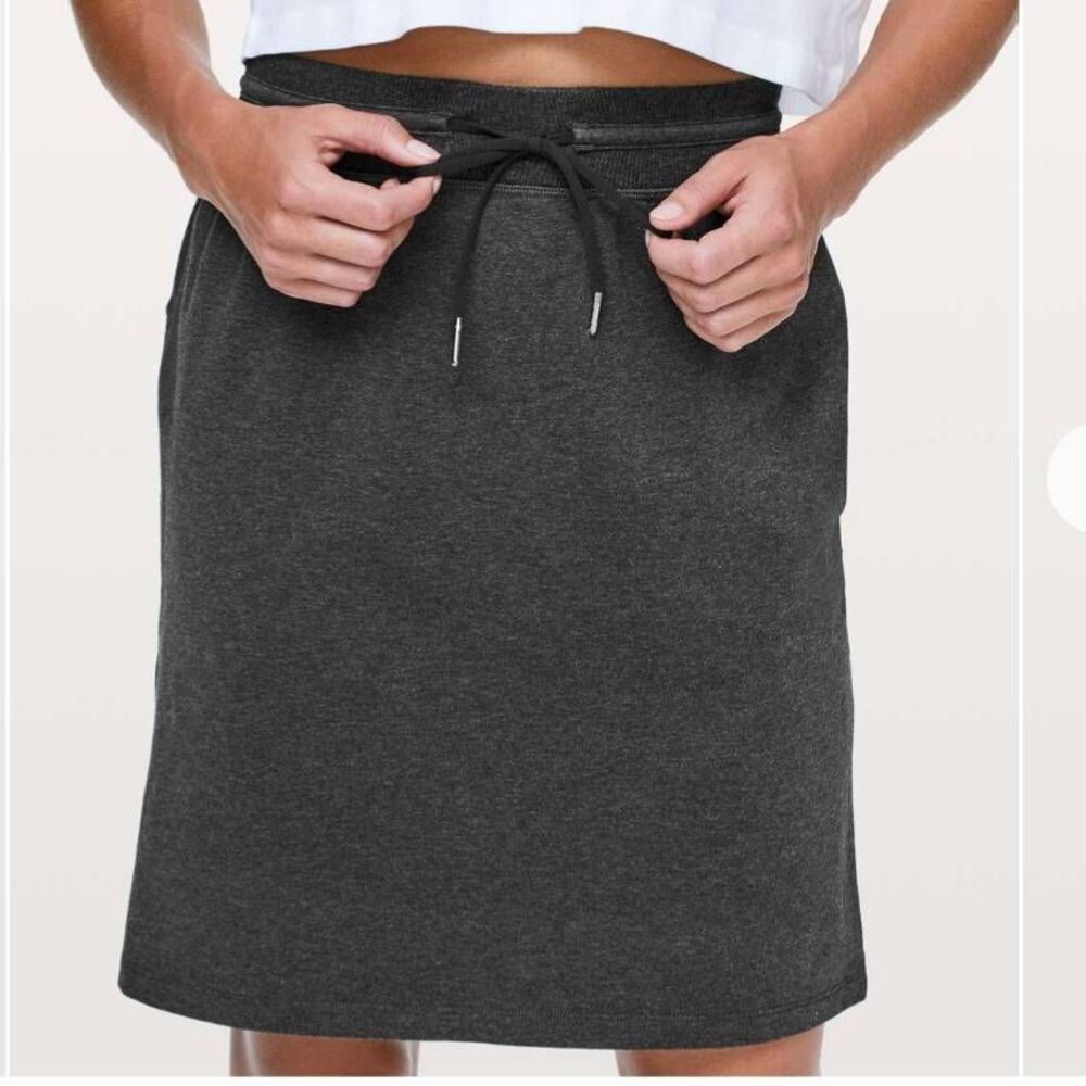 Lululemon Start Anew Skirt - Heathered Grey